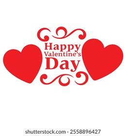 Happy Valentine's Day Typography Calligraphy Designs for Creative Projects