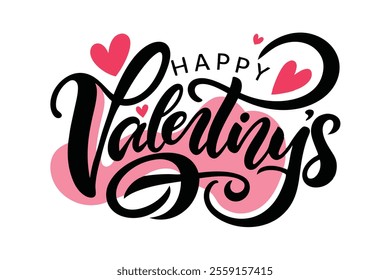 Happy Valentine's Day Typography Calligraphy Designs for Creative Projects