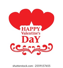 Happy Valentine's Day Typography Calligraphy Designs for Creative Projects
