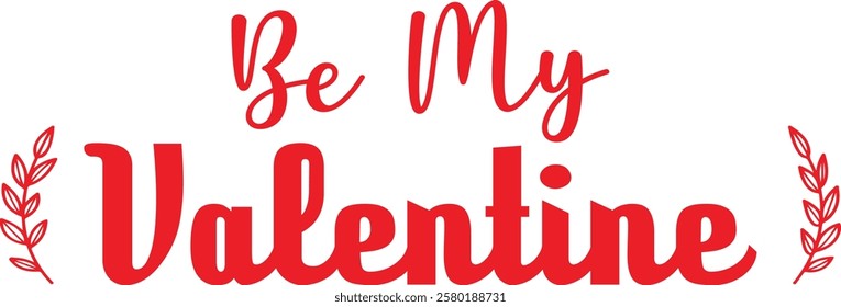 
Happy Valentine's Day Typography Design. Printing For Tshirt, Sweatshirt, Mug, Banner, Poster etc.