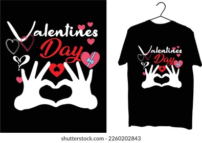 happy Valentine's day typography graphics t shirt desing. If you want gift  this Happy Valentine's Day Design for your father , they would be very happy.
