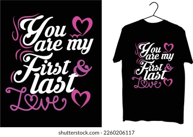 happy Valentine's day typography graphics t shirt desing. If you want gift  this Happy Valentine's Day Design for your father , they would be very happy.
