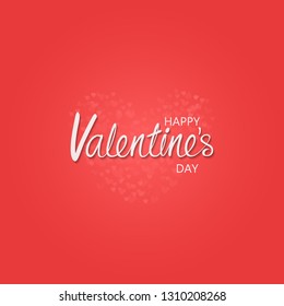 Happy Valentines Day Typography Poster.Handwritten Calligraphy Text.Valentines romantic greeting card logo.Love Retro vintage logo style.Vector illustration 
