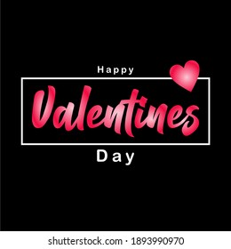 HAPPY VALENTINE'S DAY, TYPOGRAPHY, T SHIRT GRAPHICS, STICKER, OTHER.