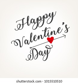 Happy Valentines day typography. Vector design. - red air balloon Illustration
