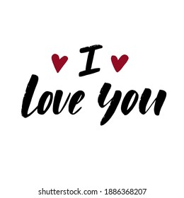 Happy Valentine's Day typography vector design for greeting cards and poster, banner. Handdrawn hearts.