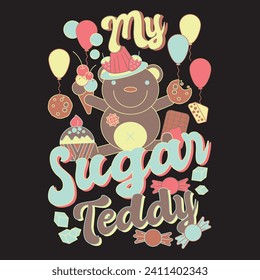 Happy Valentine's Day Typography Vector Design.