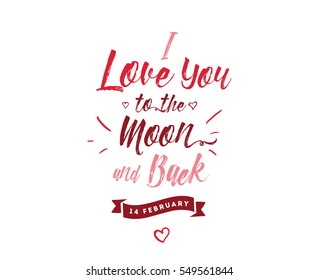 Happy Valentines day typography. Vector text design. Usable for banners, greeting cards, gifts etc. 14 february