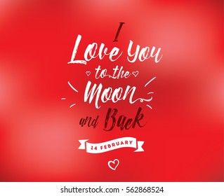 Happy Valentines day typography. Vector text design. Usable for banners, greeting cards, gifts etc. 14 february 