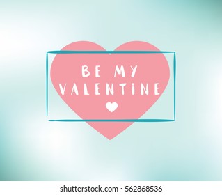 Happy Valentines day typography. Vector text design. Usable for banners, greeting cards, gifts etc. 14 february 