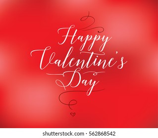 Happy Valentines day typography. Vector text design. Usable for banners, greeting cards, gifts etc. 14 february 