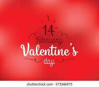 Happy Valentines day typography. Vector text design. Usable for banners, greeting cards, gifts etc. 14 february