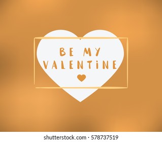 Happy Valentines day typography. Vector text design. Usable for banners, greeting cards, gifts etc. 14 february