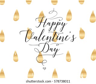 Happy Valentines day typography. Vector text design. Usable for banners, greeting cards, gifts etc. 14 february