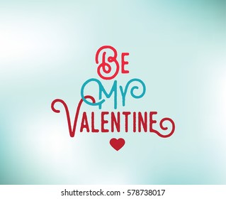 Happy Valentines day typography. Vector text design. Usable for banners, greeting cards, gifts etc. 14 february