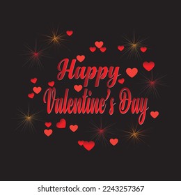 
Happy valentines day unique vector.This is an editable file.