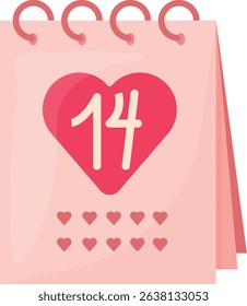 Happy Valentine's Day Valentine Things and Trinkets Graphic Elements and Vector Illustration