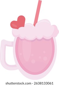 Happy Valentine's Day Valentine Things and Trinkets Graphic Elements and Vector Illustration