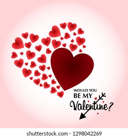 Happy Valentines Day Vector