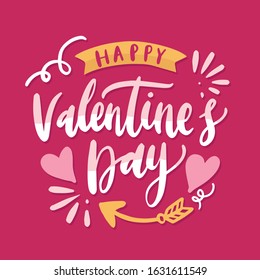 Happy valentine's day vector
