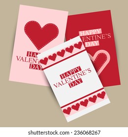 happy valentines day. vector