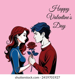 Feliz Día de San Valentín, vector del Día de San Valentín