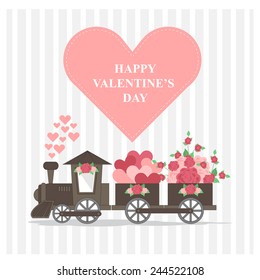 happy valentines day. vector