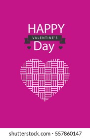 Happy valentine's Day vector.