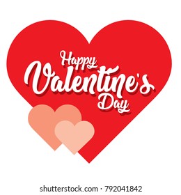 happy valentine's day vector