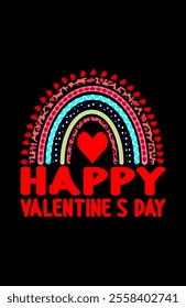 happy valentine's day vector art tee design