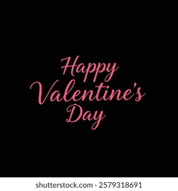 Happy Valentine's day vector art illustration