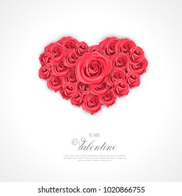 Happy valentine's day vector background design.