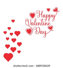 Happy Valentine's Day vector background