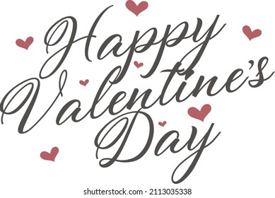 Feliz Día de San Valentín de fondo vectorial.