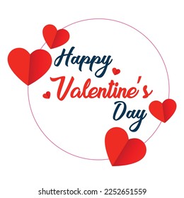 Happy Valentines Day Vector Background
