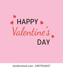 Happy Valentines Day vector background art  