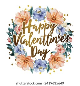 Happy Valentines Day Vector Background