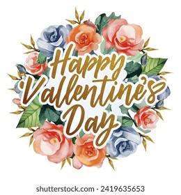 Happy Valentines Day Vector Background