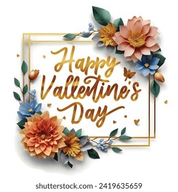 Feliz Día de San Valentín fondo vector