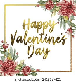 Happy Valentines Day vector background