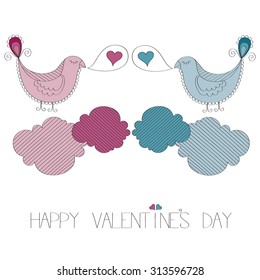 Happy valentine's day vector background 