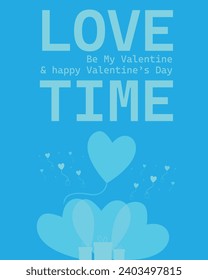 Happy valentines day. Vector banner, greeting card, flayer, poster,  with text Happy valentines day