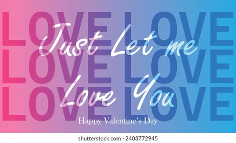 Feliz día de San Valentín. Banner vectorial, tarjeta de saludo, capa superior, cartel con texto Feliz día de San Valentín