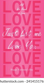 Happy valentines day. Vector banner, greeting card, flayer, poster,  with text Happy valentines day