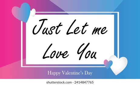 Fröhlicher Valentinstag. Vektorbanner, Grußkarte, Flayer, Poster mit Text Happy valentines Tag