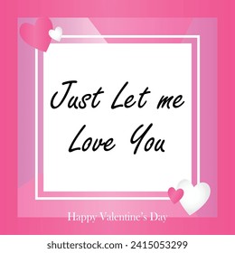 Happy valentines day. Vector banner, greeting card, flayer, poster,  with text Happy valentines day