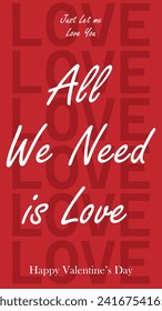 Happy valentines day. Vector banner, greeting card, flayer, poster,  with text Happy valentines day