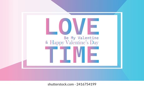 Happy valentines day. Vector banner, greeting card, flayer, poster,  with text Happy valentines day