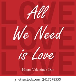 Happy valentines day. Vector banner, greeting card, flayer, poster,  with text Happy valentines day