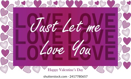 Happy valentines day. Vector banner, greeting card, flayer, poster,  with text Happy valentines day